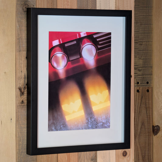 1986 Weber Carburettor Advertisement Poster - Original Framed