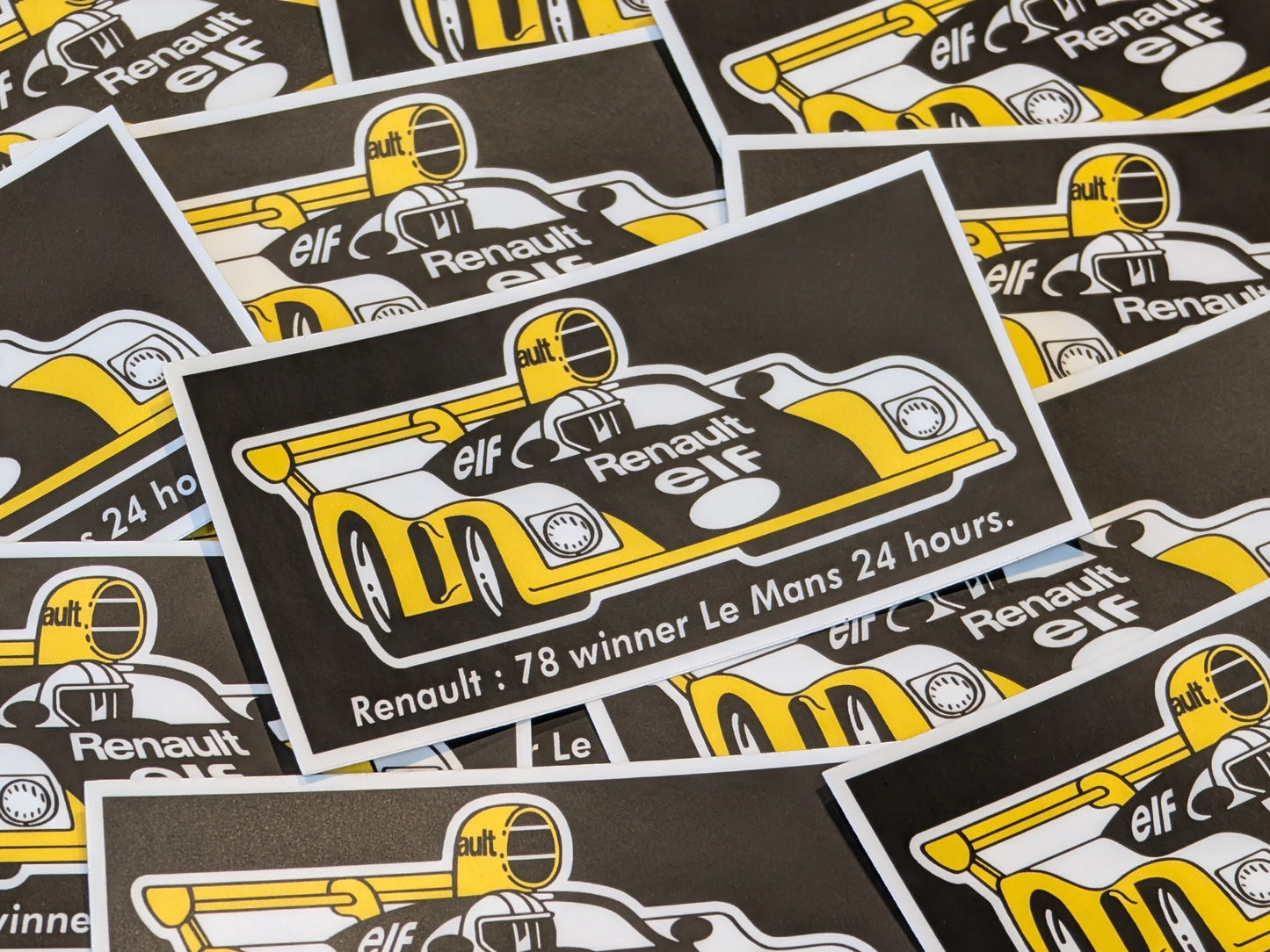 1970s Renault Alpine A443 1978 Le Mans 24 Hour Winner Sticker